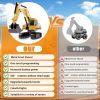 Model A 1: 2410-pass alloy excavator remote control vehicle (yellow)