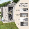 Campcraft Optional two-color storage shed, single hinge door, solid structural design, good ventilation, surface with protective film