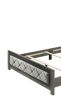 Jehoram Gray Linen & Gray Finish Eastern King Bed