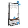 Garage Sports Equipment Organizer System Ball Gear Basketball Racks for Balls, Ball Holder with Baskets, Indoor/Outdoor Kids Toys Storage Organizer