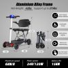 MOBIFREE Powered Lightweight Manual Folding Mobility Scooter M2020 for Adults and Seniors.
