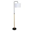 Arc Floor Lamp with Cylinder Shade