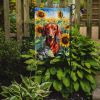 Dachshund in Sunflowers Garden Flag Mailbox Flag Decorative Yard Flag Banner Outside Patio Artwork Yard Flower Beds, Garden Size, Multicolor