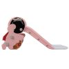 Toddler Slide for Indoor Use, Pink+White