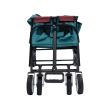 Collapsible Foldable Wagon Cart with strapping system Beach Wagon Utility Cart Utility Wagon Grocery Cart for for Camping Shopping Sports Gardeing Fis