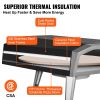 VEVOR Outdoor Pizza Oven, 16-inch, Gas Fired Pizza Maker, Portable Outside Stainless Steel Pizza Grill with 360° Rotatable Pizza Stone