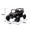 24V Two-Seater Kids Ride On UTV W/Parents Remote Control,Four-Wheel Suspension,Slow Start,Large wheel design,Anti-collision bar,Storage space,Music