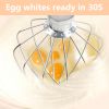 6-Wire Whipped cream Attachment for KitchenAid 4.5-5 Quart Tilt-Head Stand Mixer, K45WW accessory Replacement, Egg Cream Stirrer
