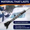 34.5" Snow Brush & Ice Scrapers for Car Windshield with Foam Grip for Cars Extendable, SUV