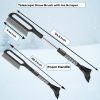 34.5" Snow Brush & Ice Scrapers for Car Windshield with Foam Grip for Cars Extendable, SUV