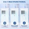 HOMCOM 8,000 BTU Portable Air Conditioner Evaporative Cooler, White