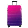 Hardshell Luggage Sets 3 Piece Gradient Color Expandable Suitcase with Spinner Wheels and TSA Lock Lightweight 20" 24" 28" Available,Purple and Pink