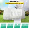 VEVOR Walk-in Tunnel Greenhouse, 15 x 6.5 x 7 ft Portable Plant Hot House w/ Galvanized Steel Hoops, 1 Top Beam, Diagonal Poles