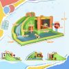 7-in-1 Inflatable Water Slide, Kids Castle Bounce House Includes Slide, trampoline, Pool, Water Cannon, Ball-target, Boxing Post