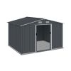 Outdoor Storage Shed 8 x 10 FT Large Metal Tool Sheds