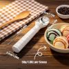 Heated Ice Cream Scoop Rechargeable Electric Ice Cream Scooper IP66 Waterproof 45S Fast Heating to 158°F 5-Min Auto Shutoff for Hard Ice Cream Gelato