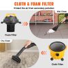 VEVOR Wet Dry Vac, 2.6 Gallon, 2.5 Peak HP, 3 in 1 Shop Vacuum with Blowing Function, Portable with Attachments to Clean Floor, Upholstery, Gap, Car