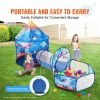 VEVOR 3 in 1 Kids Play Tent with Tunnel for Boys, Girls, Babies and Toddlers