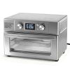 22-liter 1800-watt electric air fryer oven, equipped with 6 stainless steel heating elements, and capable of setting a temperature of 450°F.