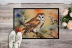 NEW Barn Owl Doormat Front Door Mat Indoor Outdoor Rugs for Entryway, Non Slip Washable Low Pile, 18H X 27W