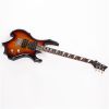 [Do Not Sell on Amazon]Glarry Flame Shaped Electric Guitar with 20W Electric Guitar Sound HSH Pickup Novice Guitar Audio Bag Strap Picks Shake Cable W