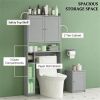 Storage cabinet, bathroom cabinet, gray