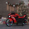 Kids 12V Powered Electric Ride on Motorcycle with Light Wheel & Bluetooth Music. Great for kids 3-6 years of age.