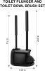 Toilet Brush and Plunger Set