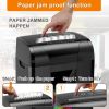 Woolsche Paper Shredder, 18-Sheet Cross Cut with 18 Liters Pull Out Bin, P-4 Security Level, Shred Paper and Credit Card