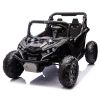 24V Two-Seater Kids Ride On UTV W/Parents Remote Control,Four-Wheel Suspension,Slow Start,Large wheel design,Anti-collision bar,Storage space,Music