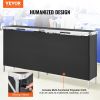 VEVOR Extra Long Folding Portable Bar Table - Tradeshow Podium Table for Indoor, Outdoor, Party, Picnic, Exhibition, Includes Carrying Case