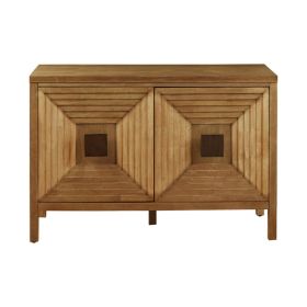2-Door Accent Cabinet With Adjustable Shelves