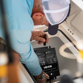 2-Bank 10A 12V Smart Marine Battery Charger Onboard IP68 Waterproof Boat RV (Option: Black)