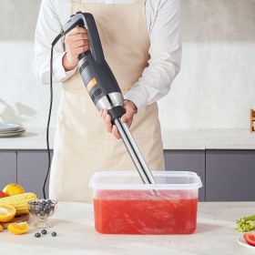 Commercial Immersion Blender 350W Heavy Duty Hand Mixer For Soup Sauces (Option: Blue)