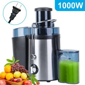 1000W Centrifugal Juicer Juice Extractor With 2 Speeds 3.6in Wide Feed Chute 17Oz Juicer Cup 54Oz Pulp Collector Electric Juicer For Fruits Veget (Option: Juicer)