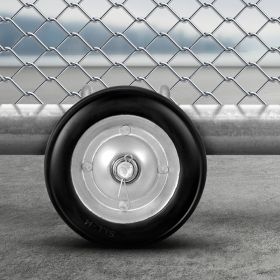 Sliding Gate Kit 6” Adjustable Heavy Duty Rolling Hardware 600 Lbs Load (Option: Silver)