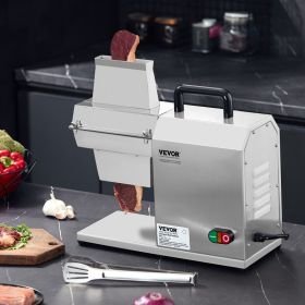 Commercial Meat Tenderizer, Heavy Duty Stainless Steel Kitchen Tool With Handle, Meat Tong, And Cleaning Brush, 450W Electric Meat Tenderizer Mac (Option: Silver)