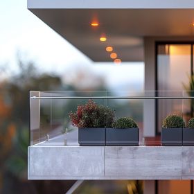 Glass Clamp, 10 PCS Square Glass Railing Bracket For 0.31 '-0.47 ' Tempered Glass, 304 Stainless Steel Glass Mounting Clamp, 0.12” Thick Glass Sh (Option: Silver)