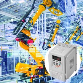 VFD 2.2KW 10A 3HP Variable Frequency Drive For 3-Phase Motor Speed Control (Option: White)