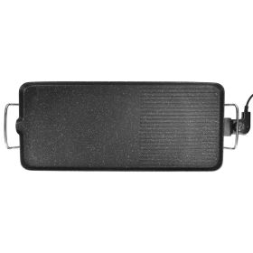 Electric Barbecue Grill Hot Plate Cooking BBQ Griddle Non-Stick Table Top Grill Griddle For Indoor Outdoor Camping Picnic (Option: 1500WLSize)