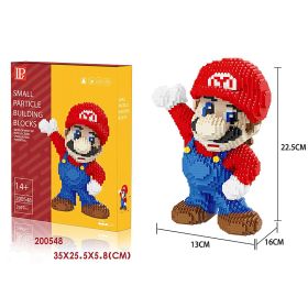 Disney Series Building Blocks Hero Cartoon Character Spider-Man Assembled Decompression Model Ornaments Stitch Assembly Toys (Color: 200548, size: With box)
