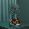 Portable Desk Fan; USB Rechargeable Fan; Folding Telescopic Adjustable Cooling Fan; Mini Summer Quiet Table Fan For Home Office Bedroom Gift For Birth