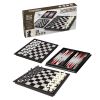 3 In 1 Game Magnetic Travel Chess Game, Foldable Portable Chess Board Game for Kids, Entertaining Road Trip Toys, Travel Games