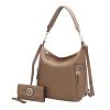 MKF Collection Ophelia Vegan Leather Women Hobo Bag with Wallet by Mia K