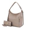 MKF Collection Ophelia Vegan Leather Women Hobo Bag with Wallet by Mia K