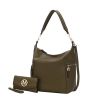 MKF Collection Ophelia Vegan Leather Women Hobo Bag with Wallet by Mia K