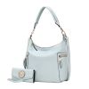 MKF Collection Ophelia Vegan Leather Women Hobo Bag with Wallet by Mia K