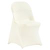 VEVOR Stretch Spandex Folding Chair Covers, Universal Fitted Chair Cover, Removable Washable Protective Slipcovers, for Wedding, Holiday, Banquet