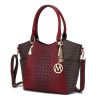 MKF Collection Kristal M Signature Tote Bag by Mia k