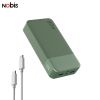 Nobis 20000mAh Portable Charger, 90W PD 3.0 QC Fast Charging Type-C Power Bank Lightweight Slim Travel External Battery Pack With LED Digital Display